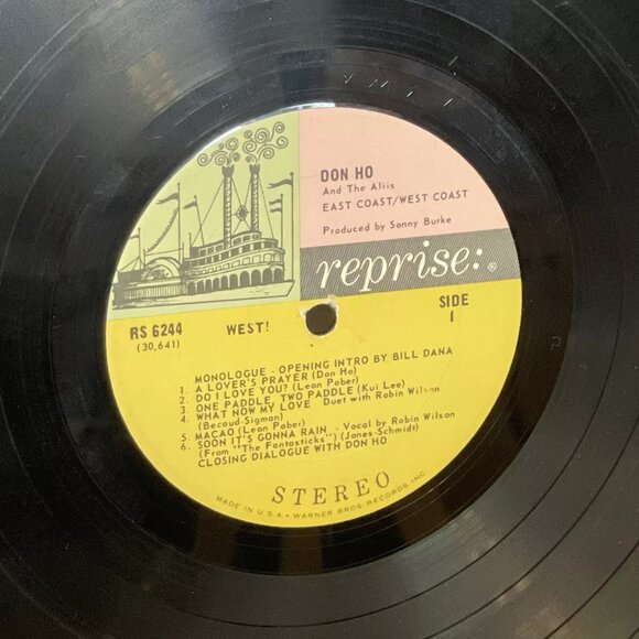 Don Ho And The Aliis East Coast West Coast (Vinyl, 1967) Reprise RS 6244 Good+ - Picture 9 of 12